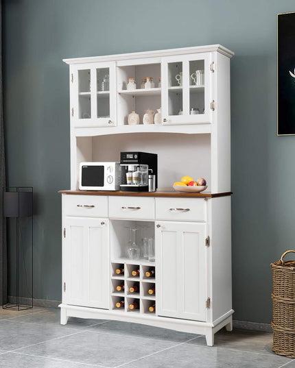 Giantex Buffet Hutch Cabinet, Kitchen Hutch Sideboard