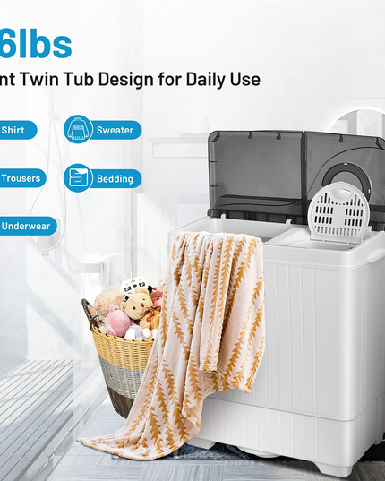 Compact Washing Machine for Apartment, Dorm and RV