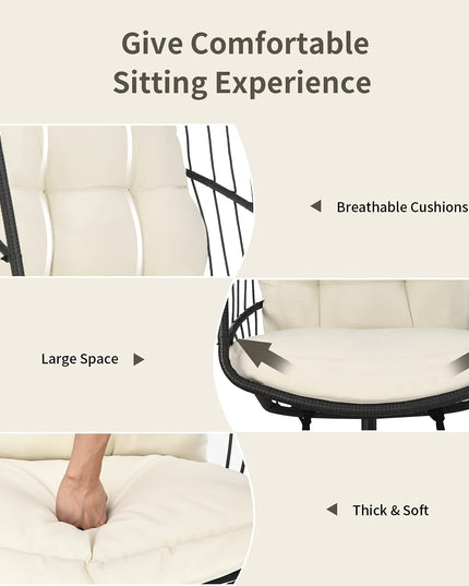 Giantex Hanging Egg Chair with Stand
