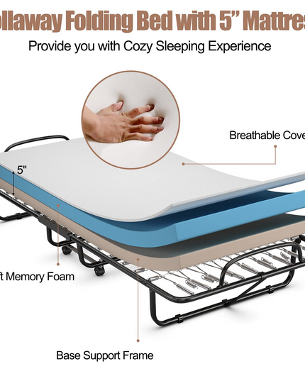 Giantex Rollaway Folding Bed
