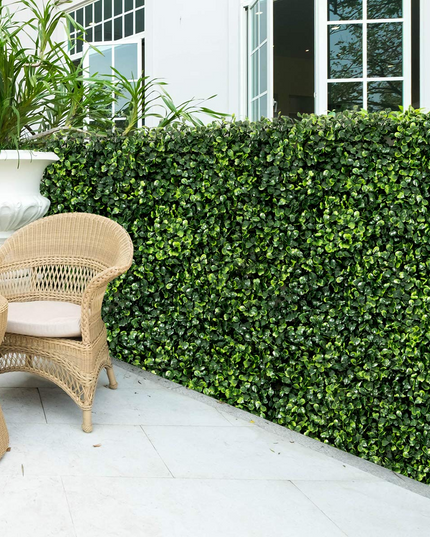 Giantex 12PCS 20x20inch Artificial Boxwood Panels Garden Privacy Fence Screen