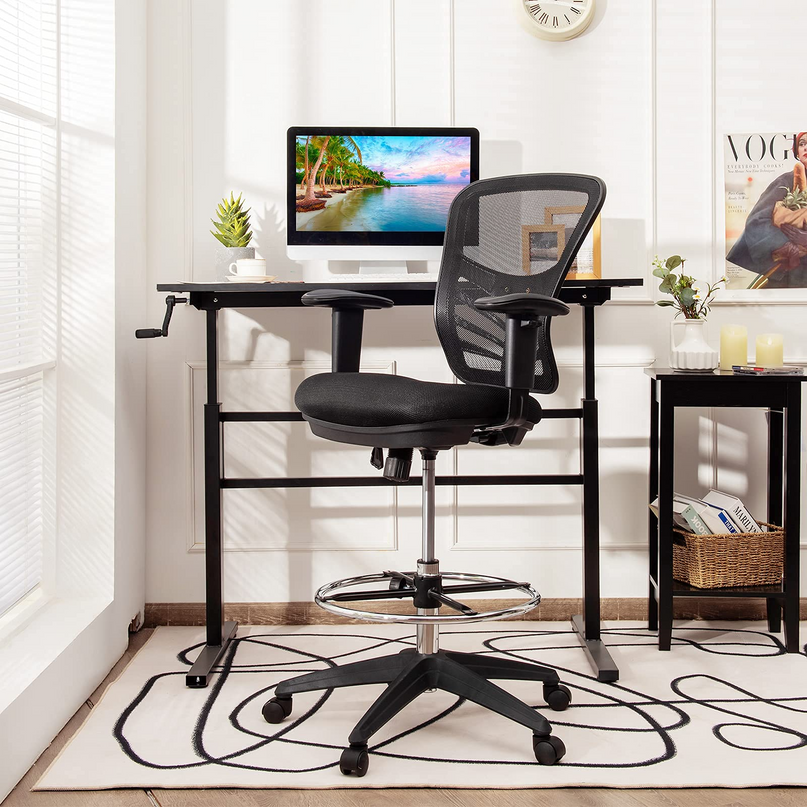 Giantex Mesh Drafting Chair, Standing Desk Chair