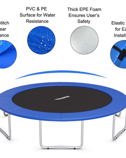 Giantex Trampoline Pad, 8ft 10ft 12ft 14ft 15ft 16ft Trampoline Replacement Safety Pad