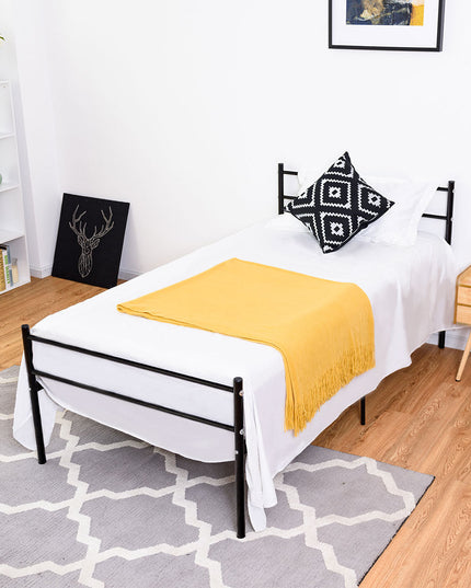 Giantex Platform Bed with Headboard and Footboard