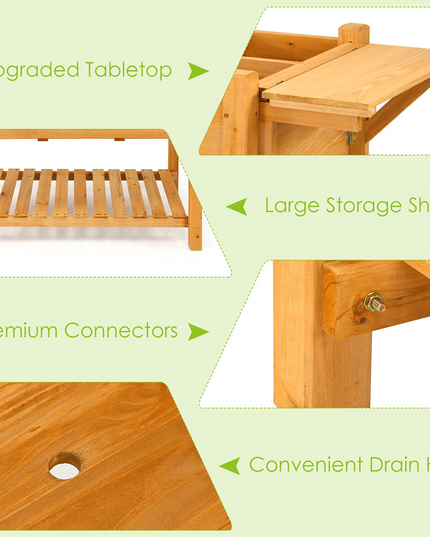 Elevated Raised Garden Box (47L x 21W x 31.5H)
