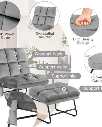 Giantex Massage Chair with Ottoman
