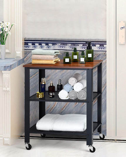 Giantex 3-Tier Microwave Cart Wooden