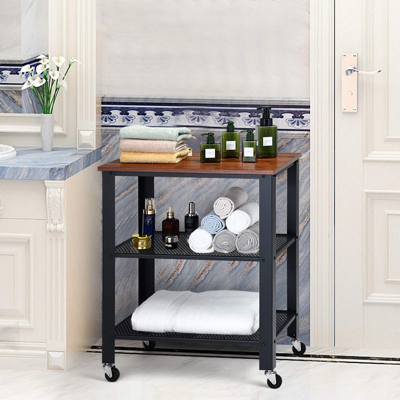 Giantex 3-Tier Microwave Cart Wooden
