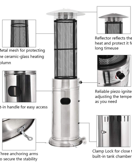 Giantex Outdoor Propane Patio Heater