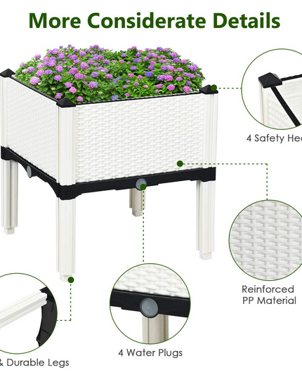 Set of 4 Raised Garden Bed Kits