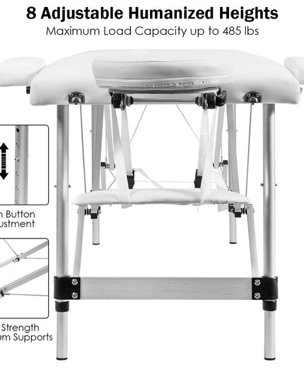 Giantex 84" Massage Table Professional Portable Massage Bed