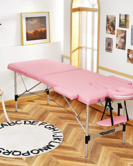 Giantex Portable Massage Table 84inch, Folding Lash Bed Aluminium Frame