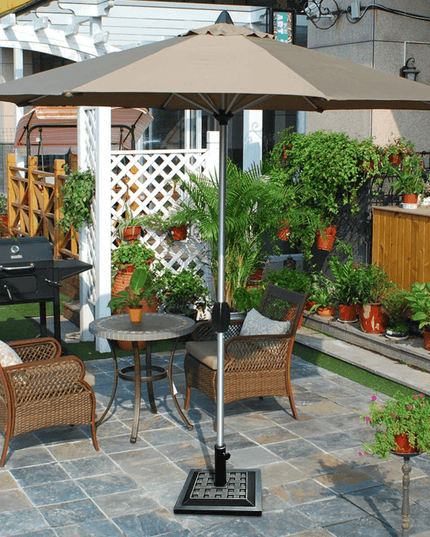 Giantex 30lbs Patio Market Umbrella Base, Classic Square, 17.5"X 17.5" - Giantexus