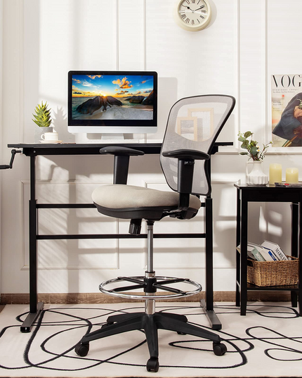 Giantex Mesh Drafting Chair, Standing Desk Chair