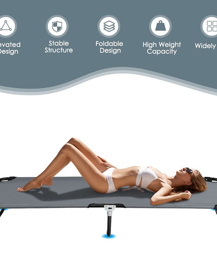 Giantex  Light Weight Camping Bed for Camp Office Sleepover