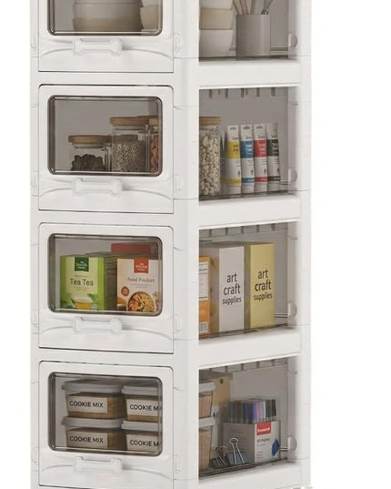 Giantex Rolling Storage Cart with Lockable Wheels