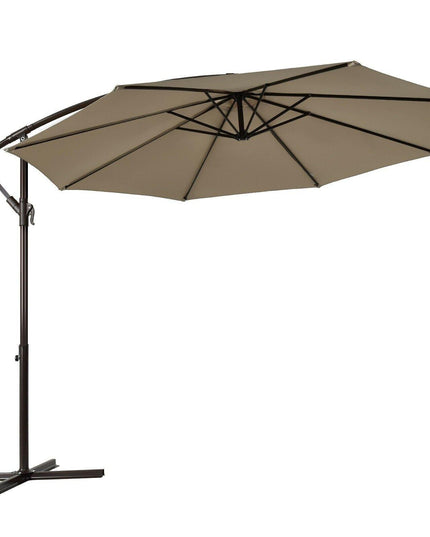 10ft Offset Patio Umbrella Cantilever Umbrella - Giantexus