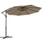 10ft Offset Patio Umbrella Cantilever Umbrella - Giantexus