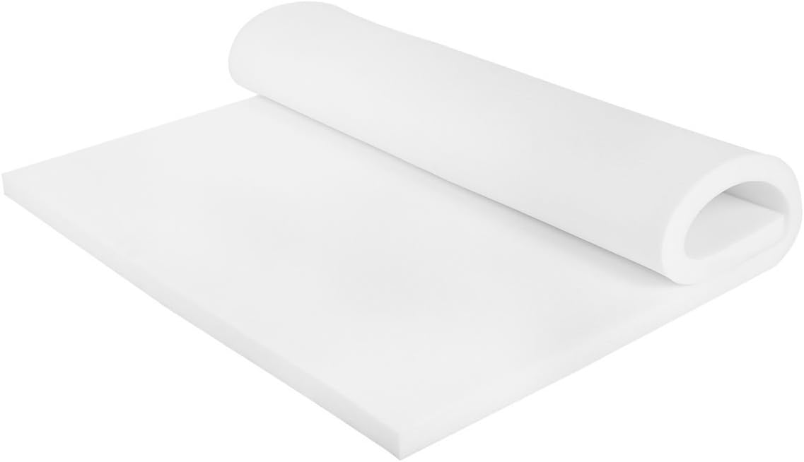 Giantex King Size White 45D Memory Sponge Memory Foam Mattress Pad Bed Topper