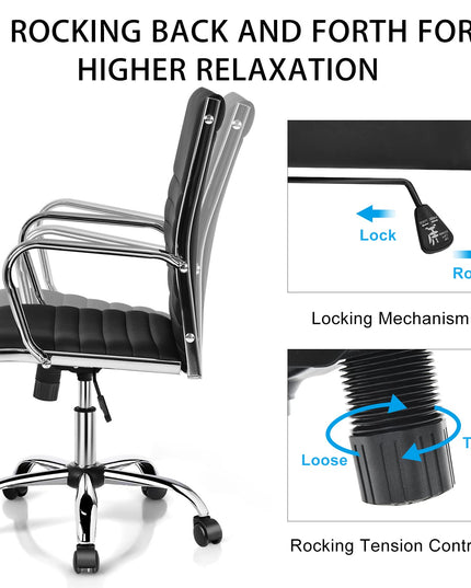 Ergonomic High Back Executive Conference Chair - Giantex