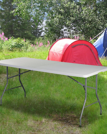 Giantex Folding Table, Off White