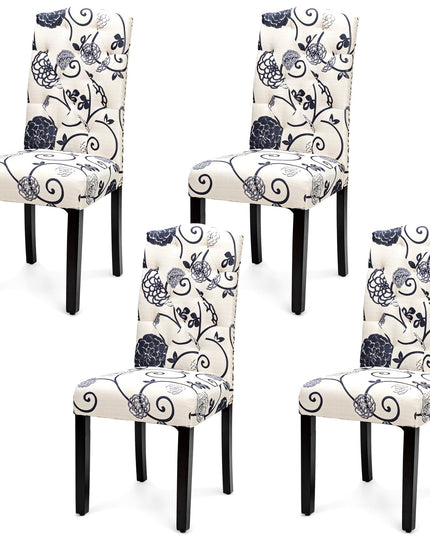 Giantex Parsons Chairs, Uphostered Kitchen Dining Chairs w/Wood Legs