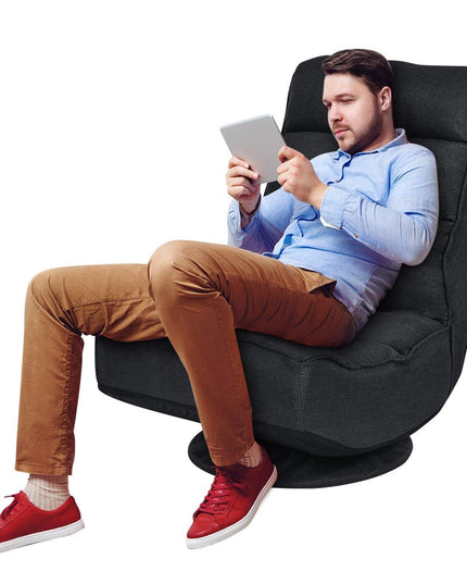 360 Degree Swivel Floor Chair, Lazy Sofa Lounge Chair - Giantexus