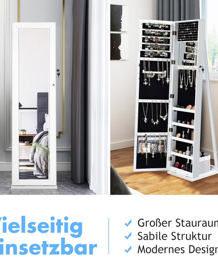CHARMAID | Standing Jewelry Armoire - Giantexus
