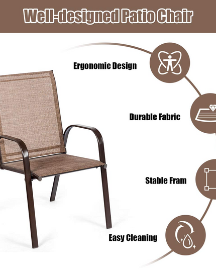 Giantex 4 Piece Patio Chairs