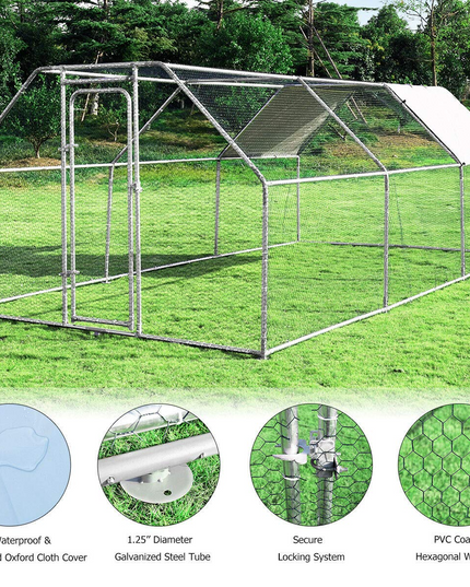 Giantex Large Metal Chicken Coop