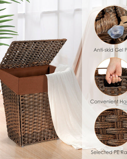 Laundry Hamper with Lid - Giantex
