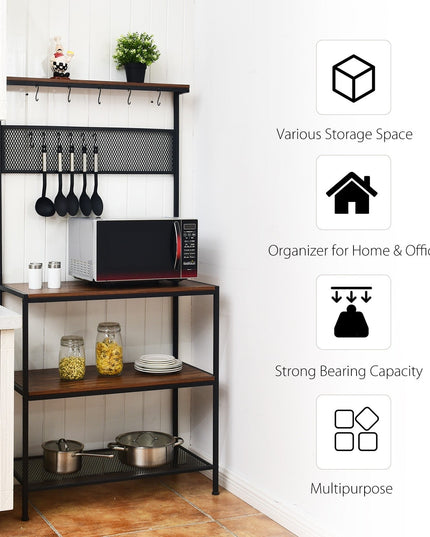 Kitchen Baker's Rack, Industrial Microwave Oven Stand