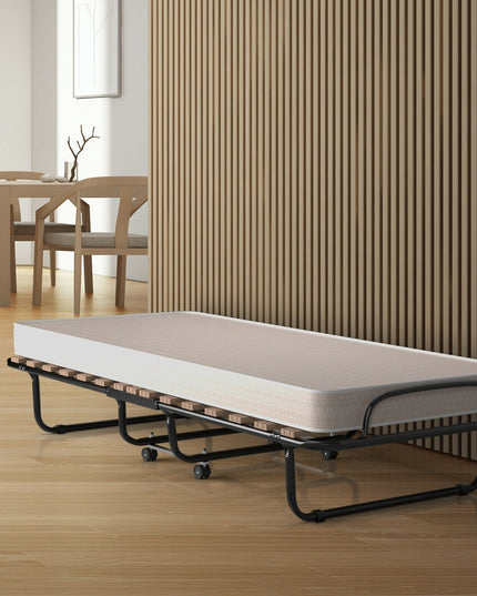 Rollaway Guest Bed W/Foam Mattress