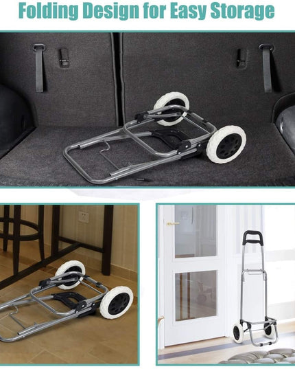 Shopping Cart Trolley Grocery Carts Heavy Duty with Wheels