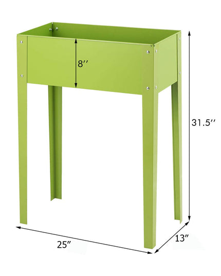 Metal Plant Box with Legs (25" L x 13" W x 31.5" H)