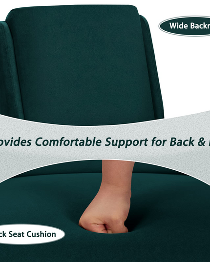 Giantex Comfy Single Sofa Chair w/Rubber Wood Legs