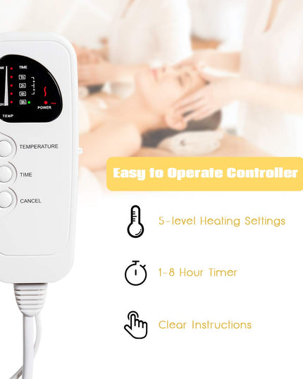 Giantex Massage Bed Warmer with Digital Timer for Spa Table