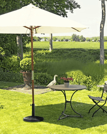 Giantex 17.5" 30lbs Patio Market Umbrella Base, Classic Round - Giantexus