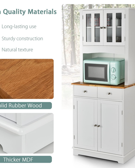 Giantex Buffet Sideboard, Kitchen Cabinet with Hutch