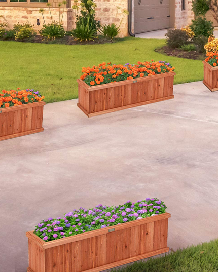 Raised Garden Flower or Vegetable Planter - Giantex