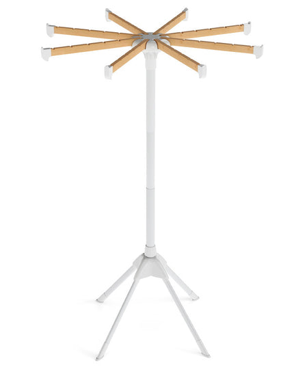 Giantex Foldable Laundry Drying Rack with 8 Bamboo Hanging Rods & 40 Hanger Slots