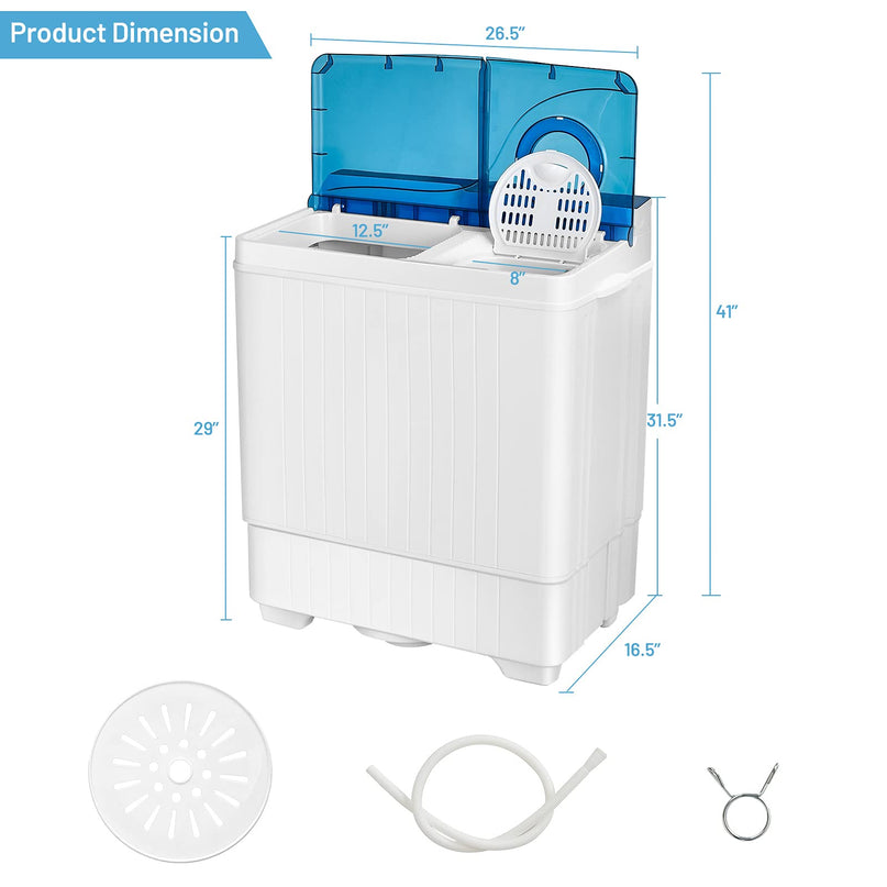 Compact Washing Machine for Apartment, Dorm and RV
