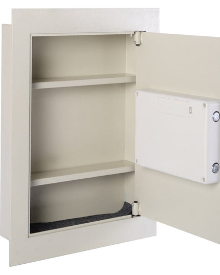 Giantex Electronic Wall Hidden Safe Security Box,.83 CF Built-In Wall Electronic Flat Security Safety Cabinet