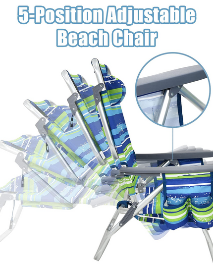 Giantex Beach Chair 2-Pack Sling Camping Chair