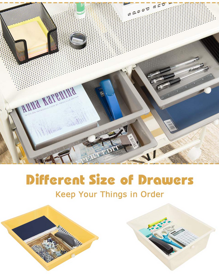 Giantex 12 Drawer Rolling Storage Cart