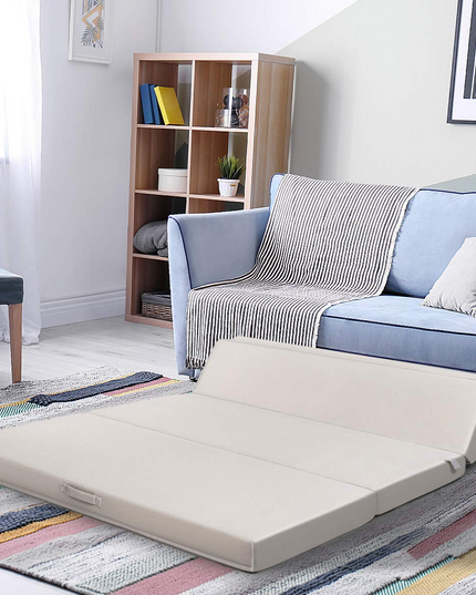 Giantex 4" Thick Folding Portable Mattress Pad Sofa Bed with Carrying Handles