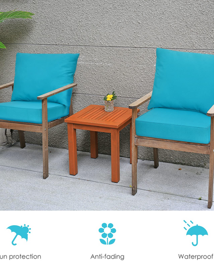 Giantex Patio Cushion Set with Pillow, Deep Seat and Back Cushion