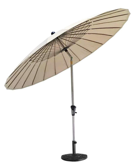 Giantex 20" Outdoor Patio Half Round Umbrella Base Stand, Black - Giantexus