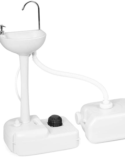 Hand Washing Station Portable Hand Sink W/Wheels