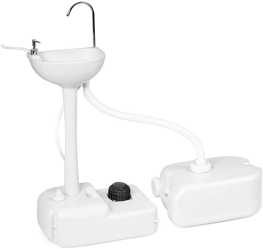 Hand Washing Station Portable Hand Sink W/Wheels